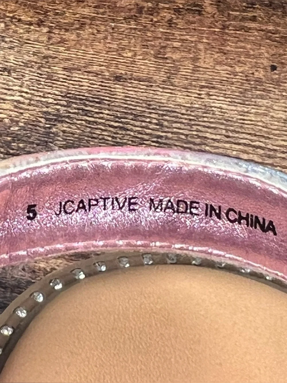 Steve Madden Sandals Butterfly Rainbow Sparkle JCaptive Thong Toe Sling Back 5 - Picture 10 of 10